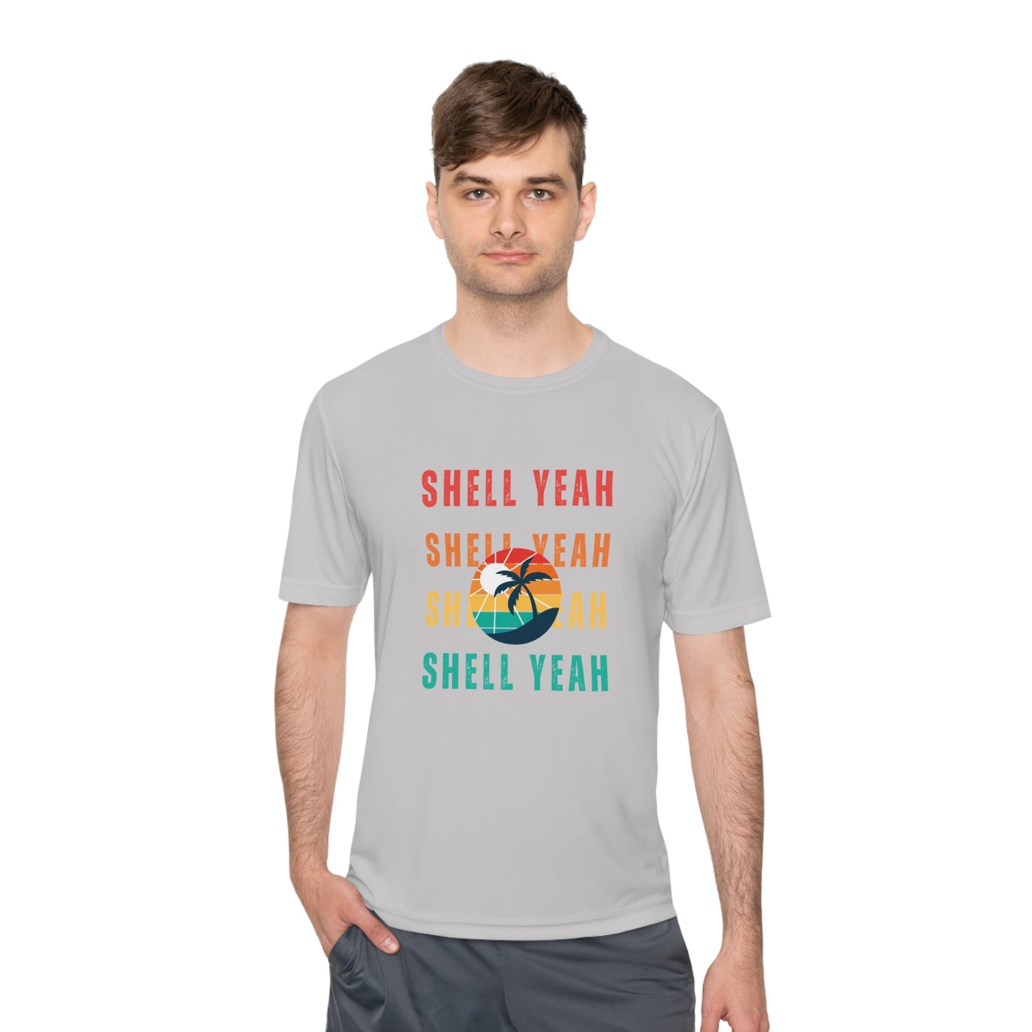 "Shell Yeah" Unisex Moisture Wicking Tee