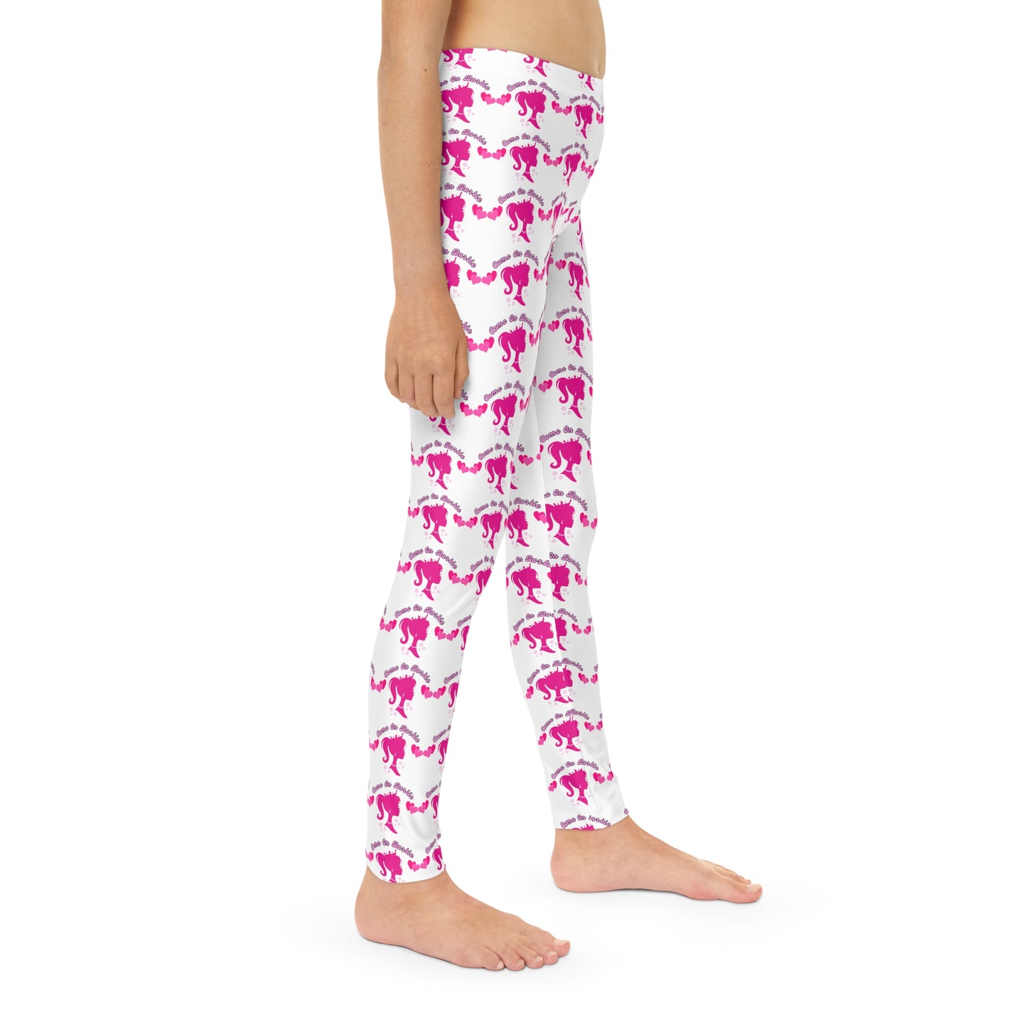 "Barbie" Youth Full-Length Leggings (AOP)