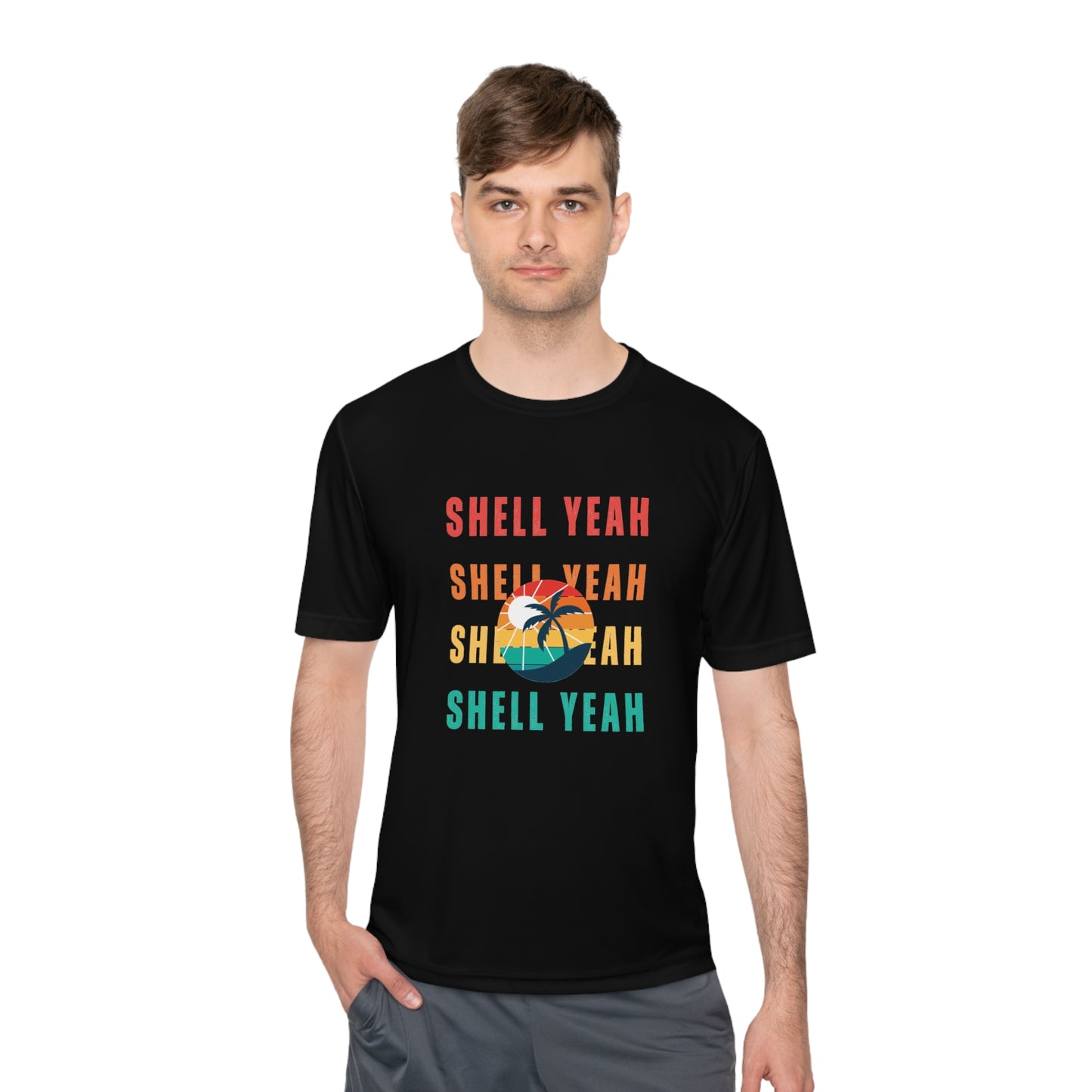 "Shell Yeah" Unisex Moisture Wicking Tee