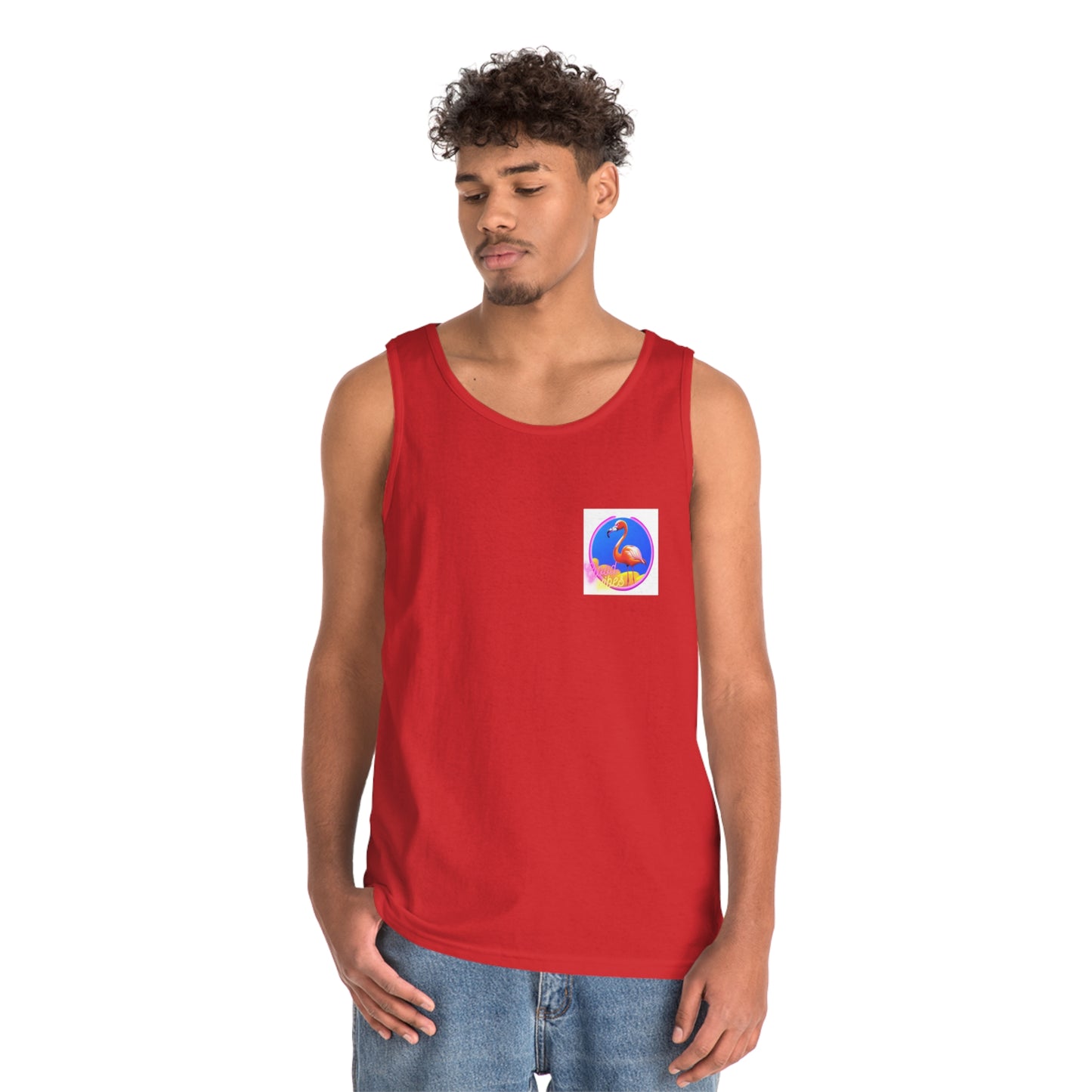 "Good Vibes" Unisex Heavy Cotton Tank Top