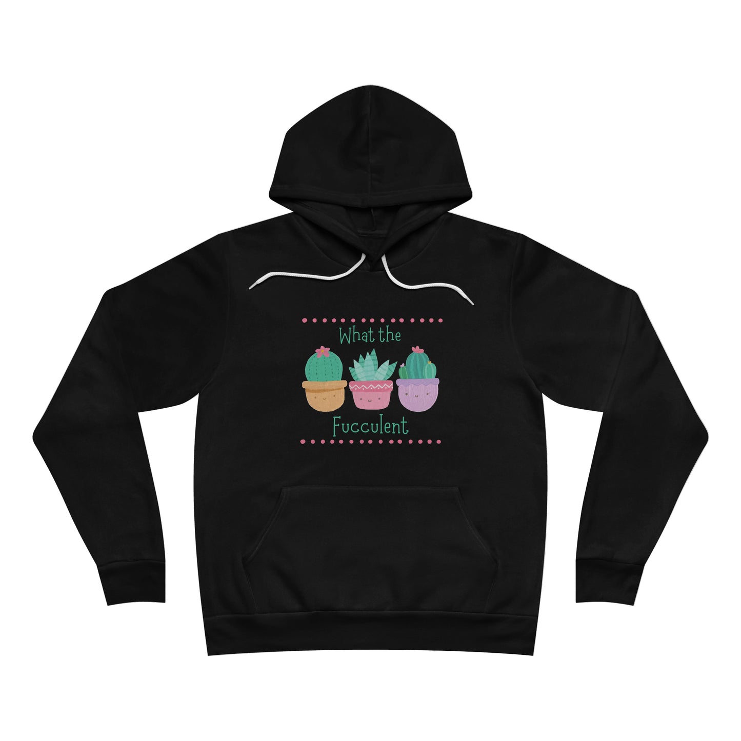 "What the fucculent" Unisex Sponge Fleece Pullover Hoodie