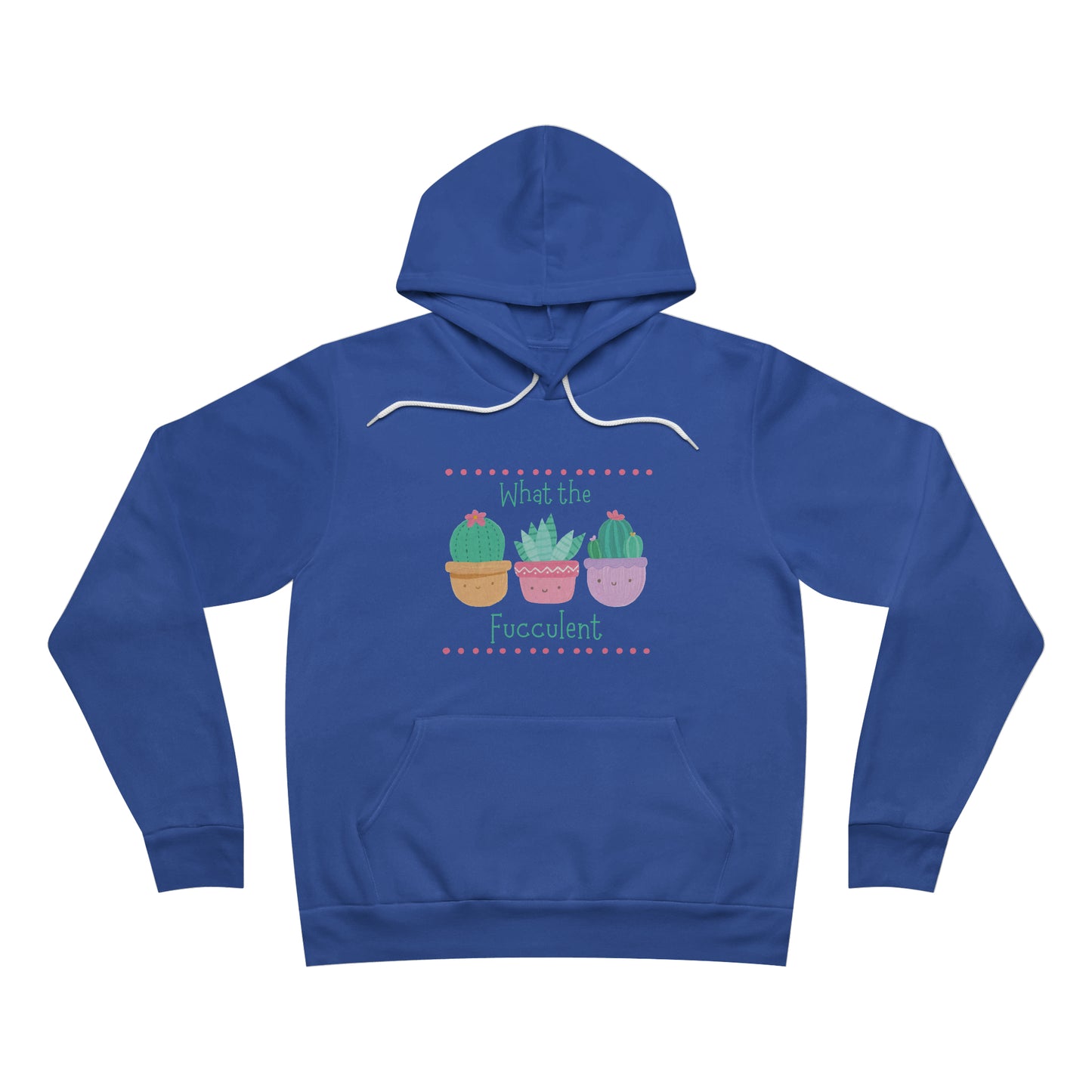 "What the fucculent" Unisex Sponge Fleece Pullover Hoodie
