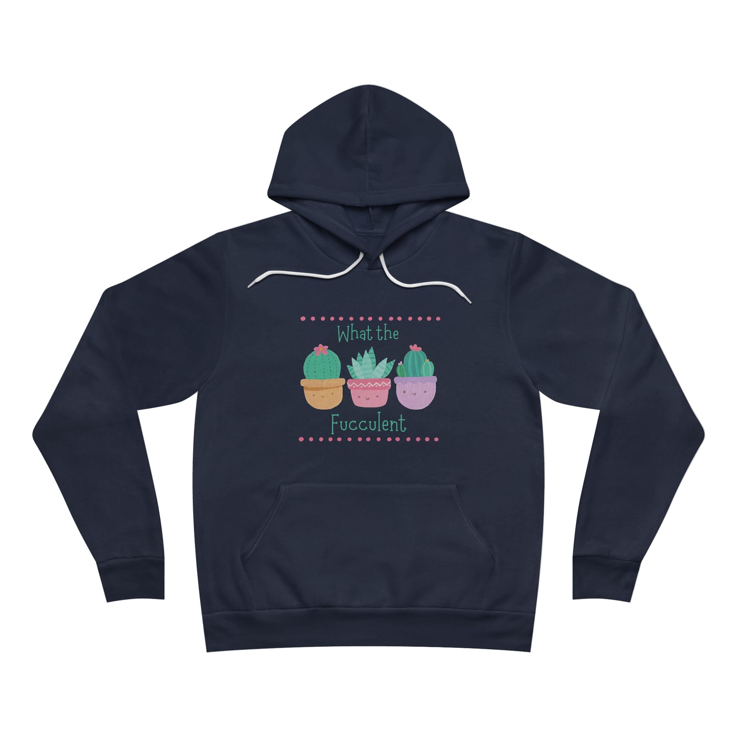 "What the fucculent" Unisex Sponge Fleece Pullover Hoodie