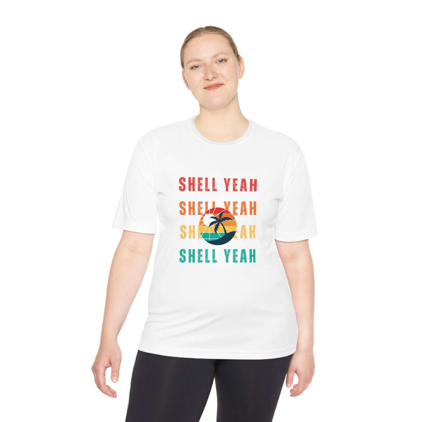 "Shell Yeah" Unisex Moisture Wicking Tee