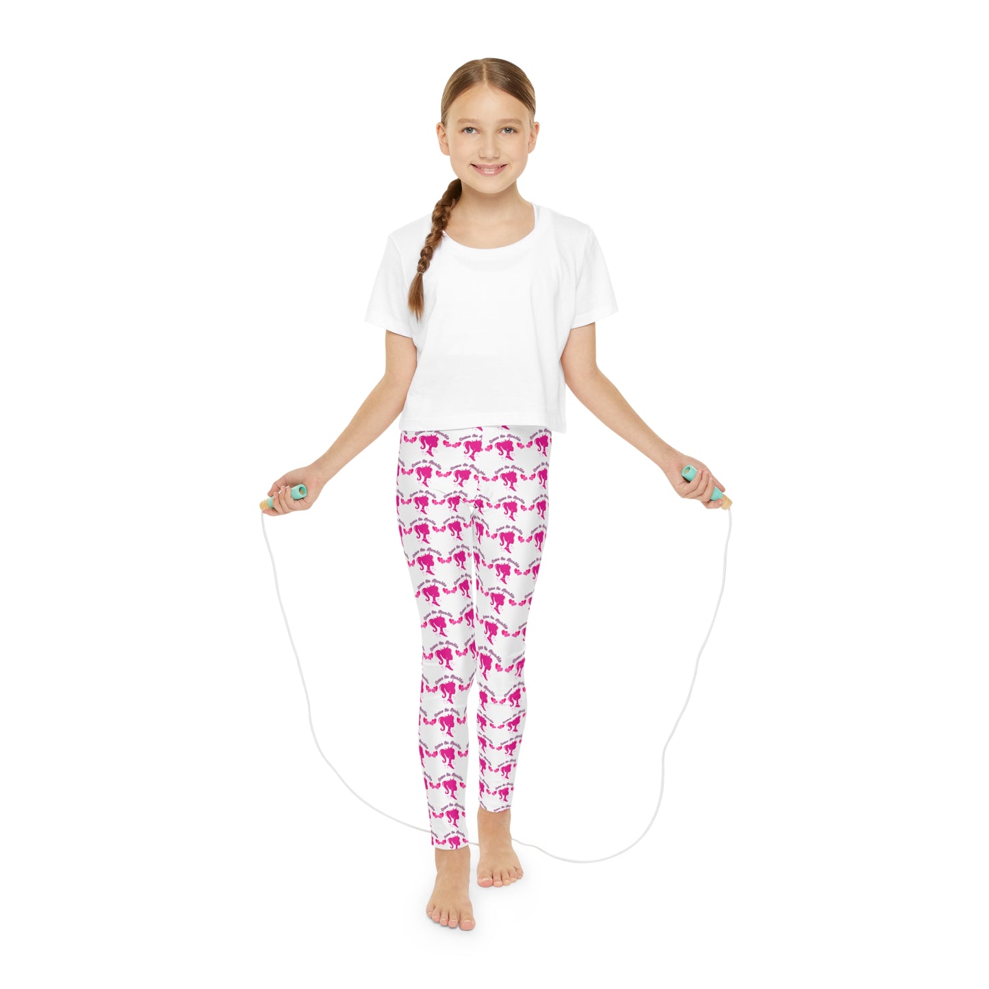 "Barbie" Youth Full-Length Leggings (AOP)