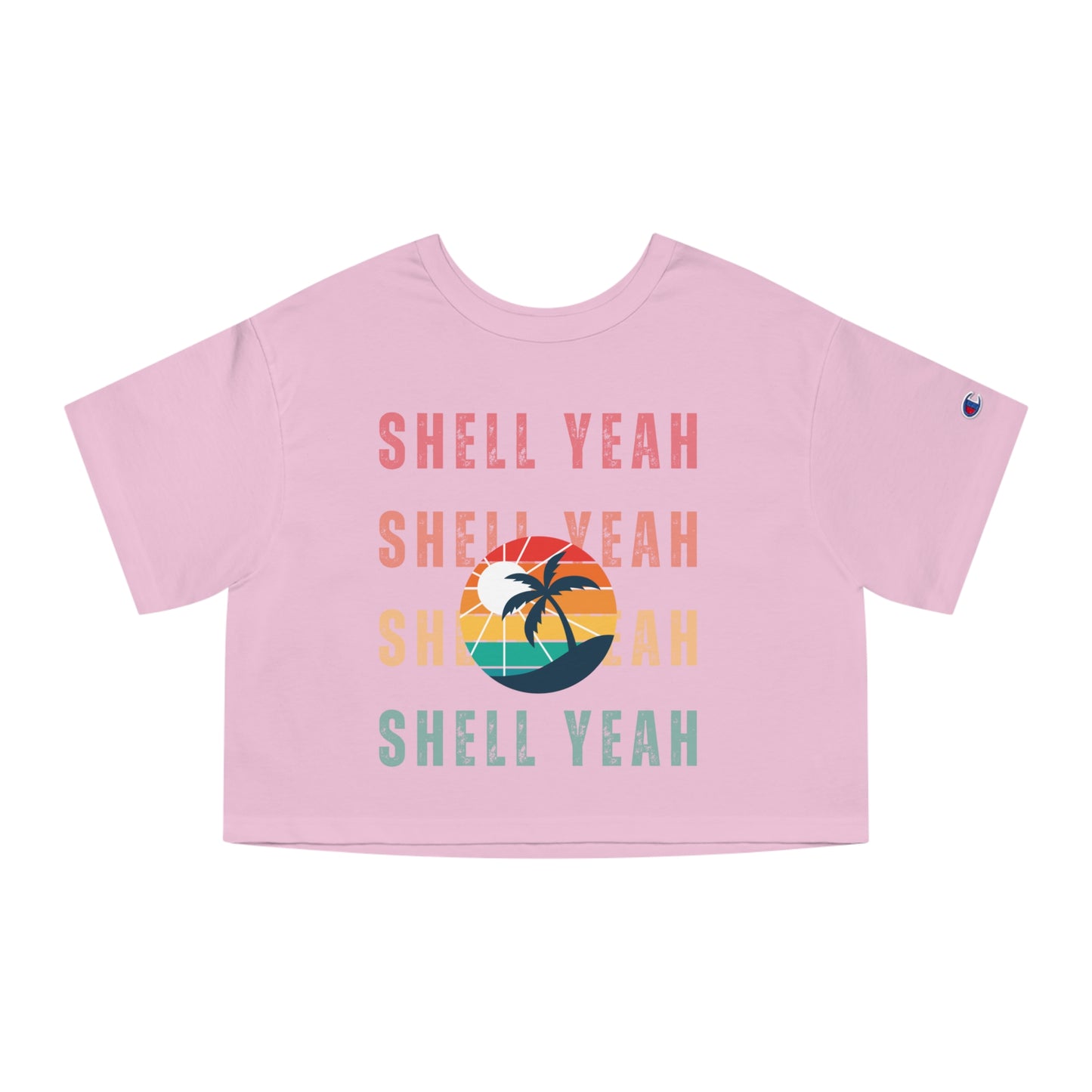 "Shell Yeah" Champion Women's Heritage Cropped T-Shirt
