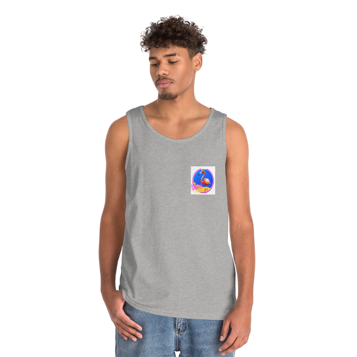 "Good Vibes" Unisex Heavy Cotton Tank Top