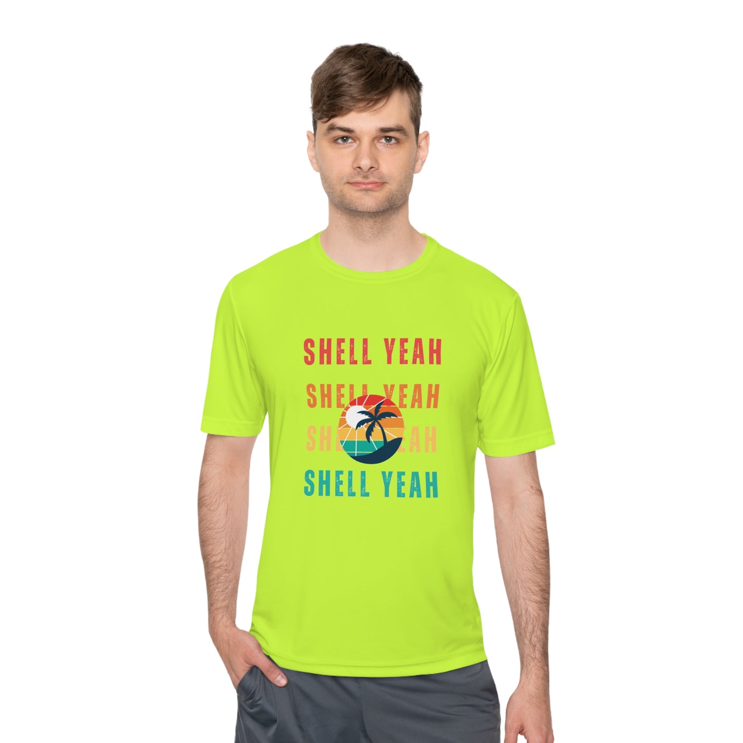 "Shell Yeah" Unisex Moisture Wicking Tee