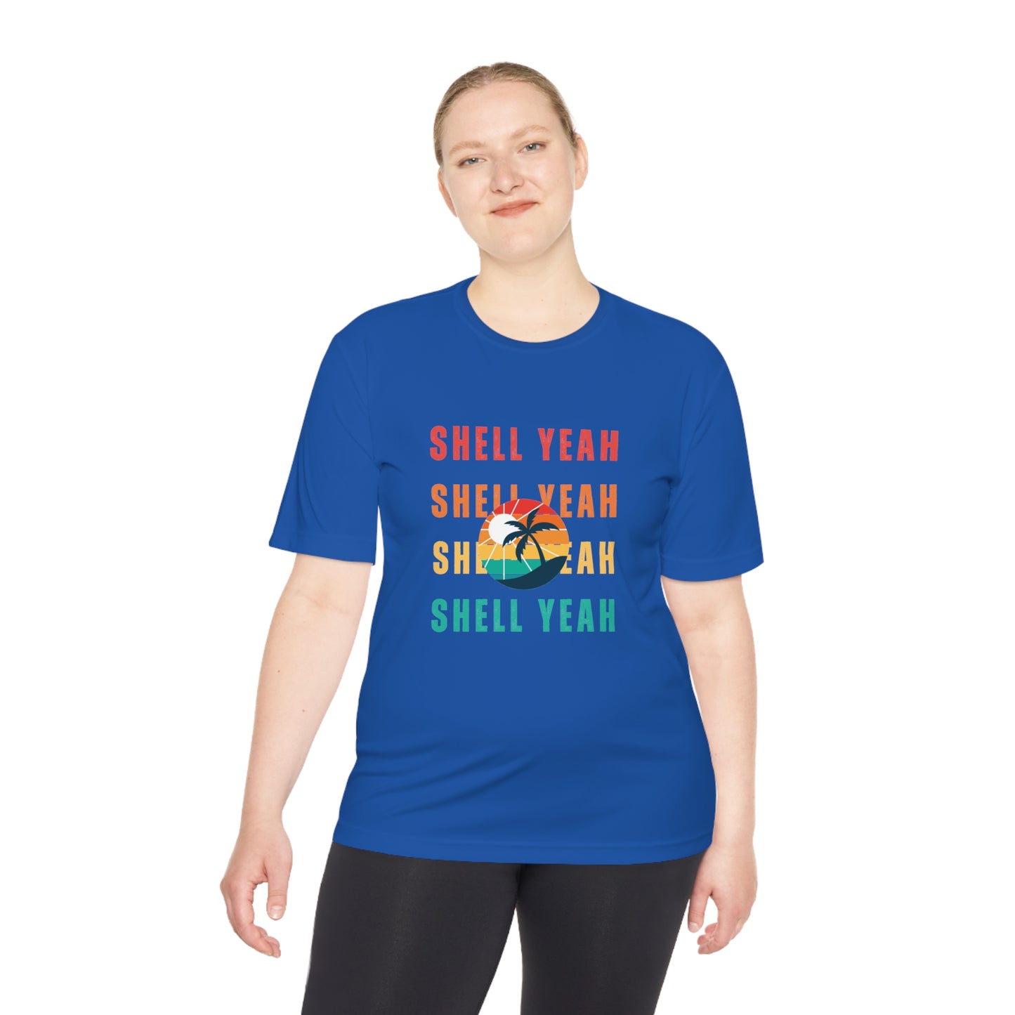 "Shell Yeah" Unisex Moisture Wicking Tee