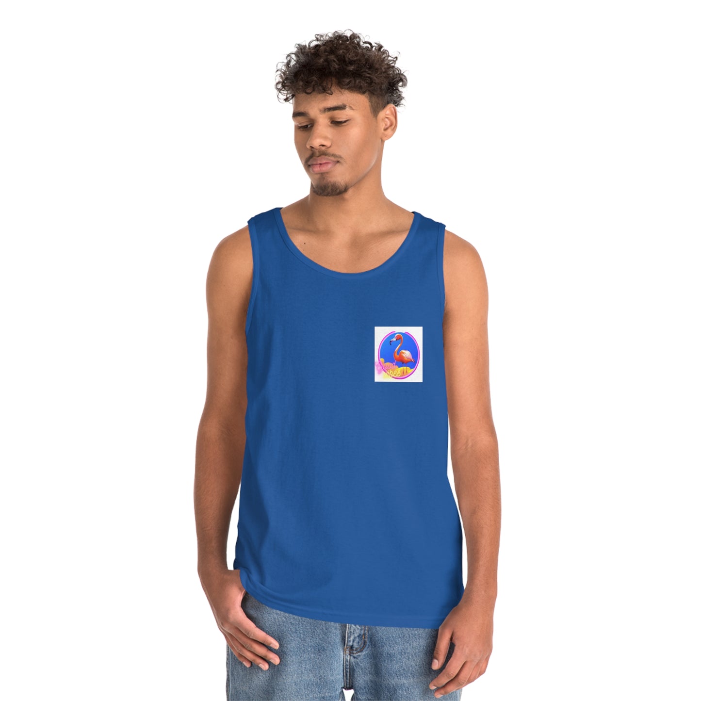 "Good Vibes" Unisex Heavy Cotton Tank Top