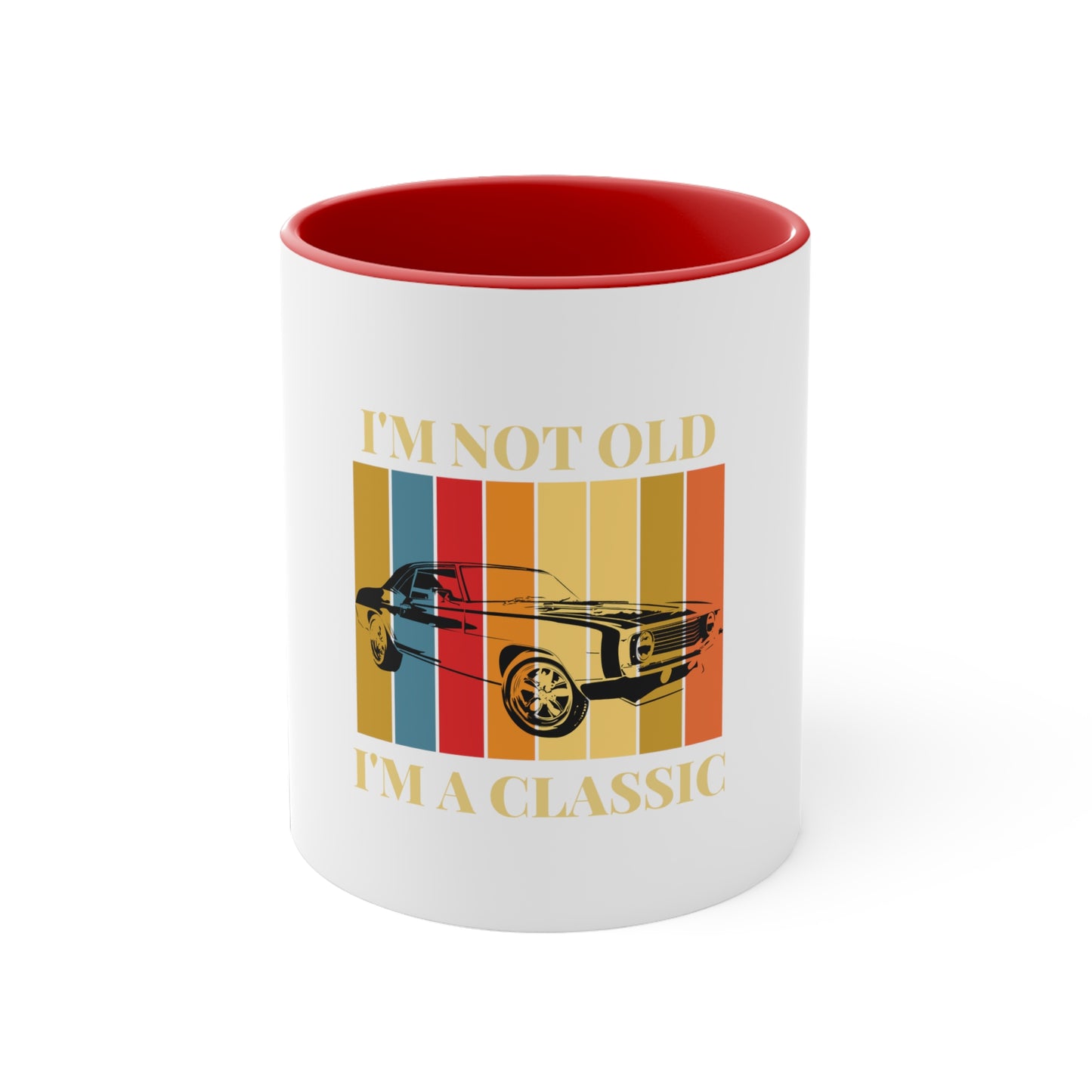 "I'm a classic" Accent Coffee Mug, 11oz