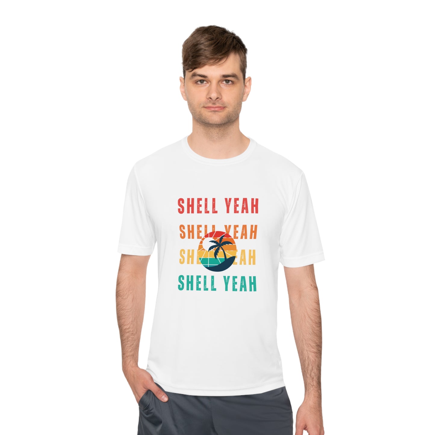 "Shell Yeah" Unisex Moisture Wicking Tee