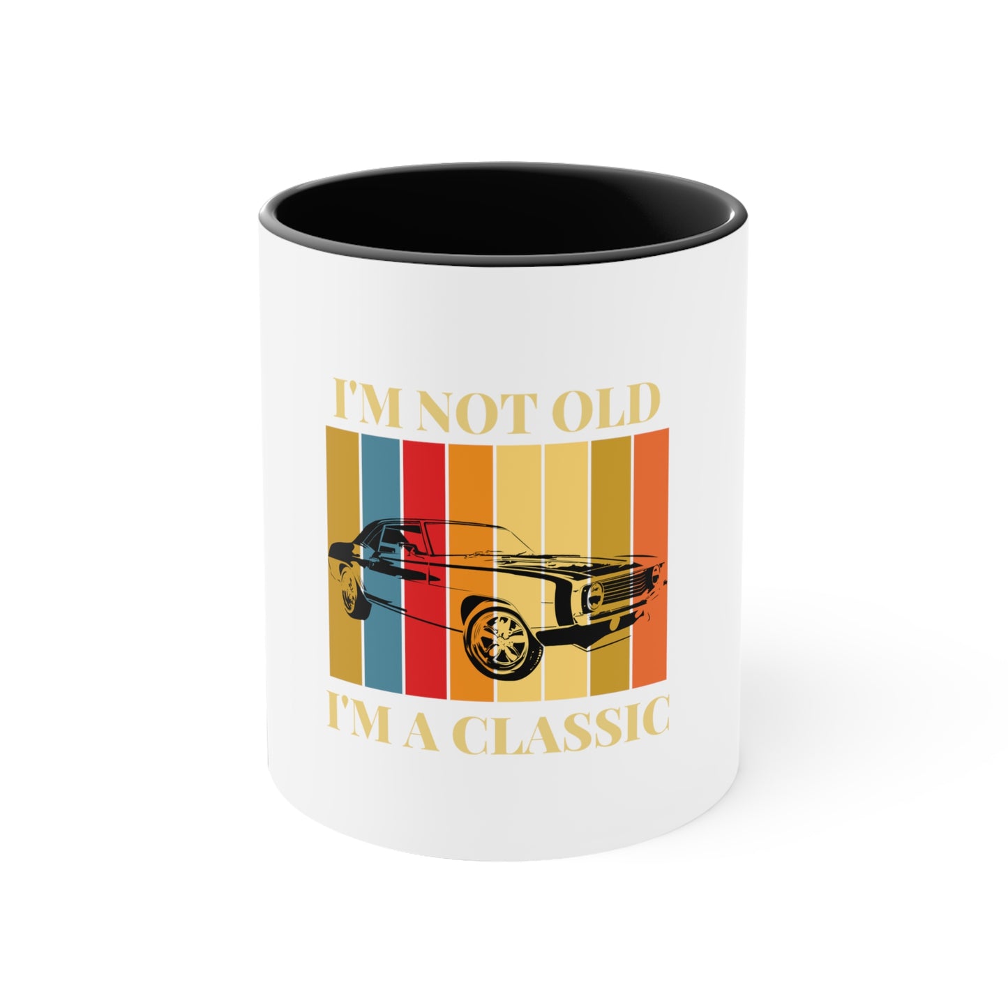 "I'm a classic" Accent Coffee Mug, 11oz