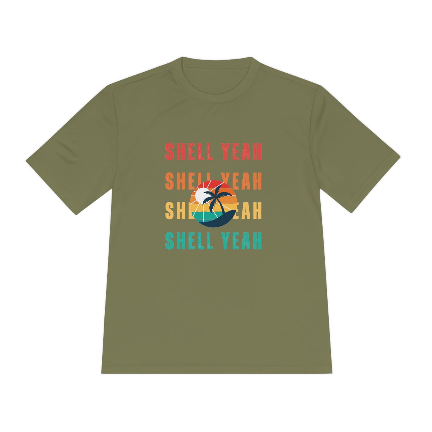 "Shell Yeah" Unisex Moisture Wicking Tee