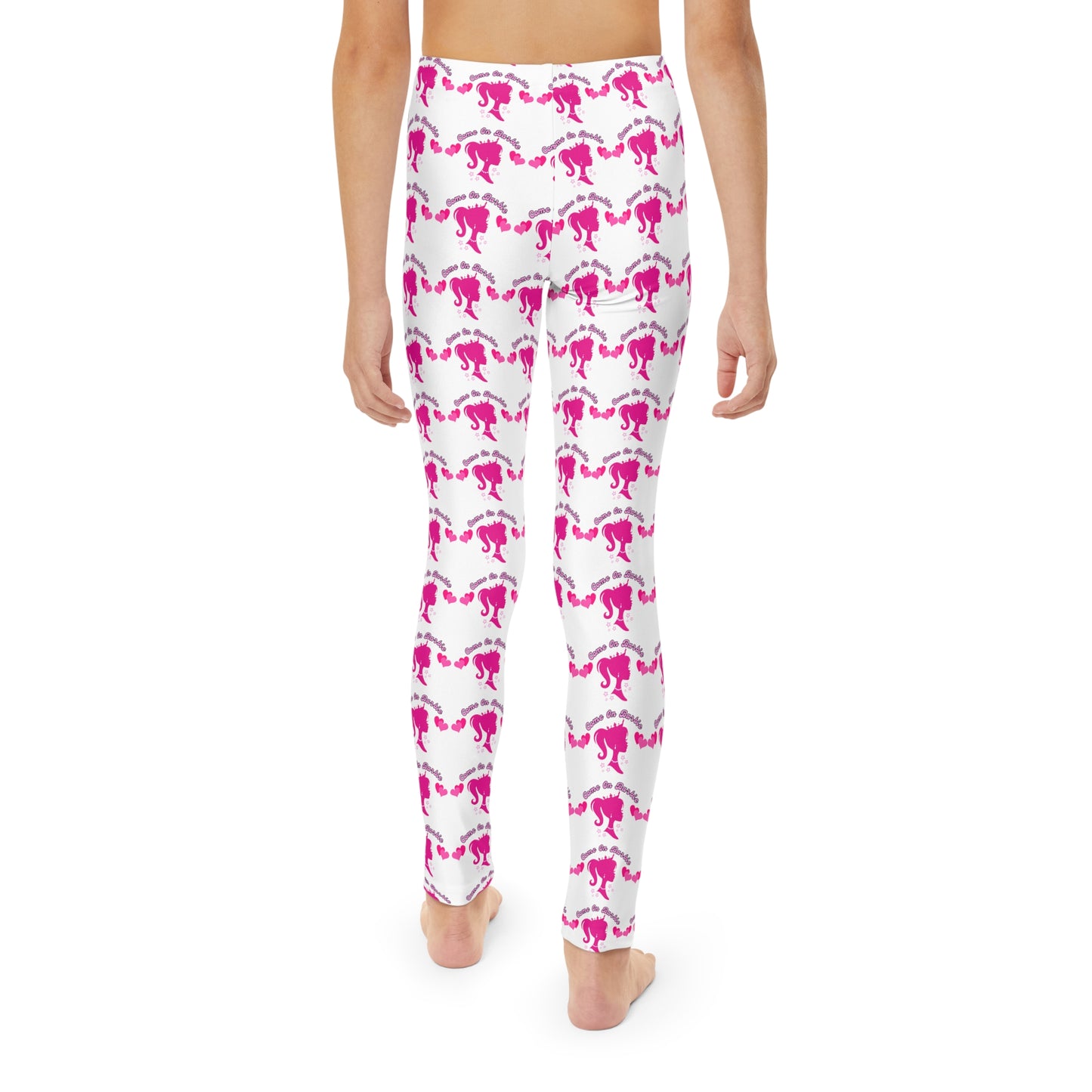 "Barbie" Youth Full-Length Leggings (AOP)