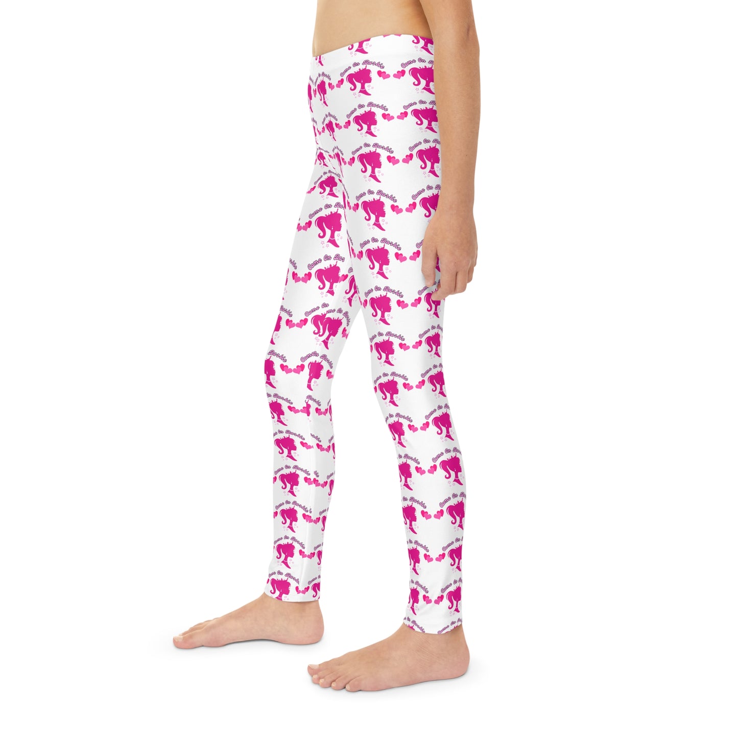 "Barbie" Youth Full-Length Leggings (AOP)