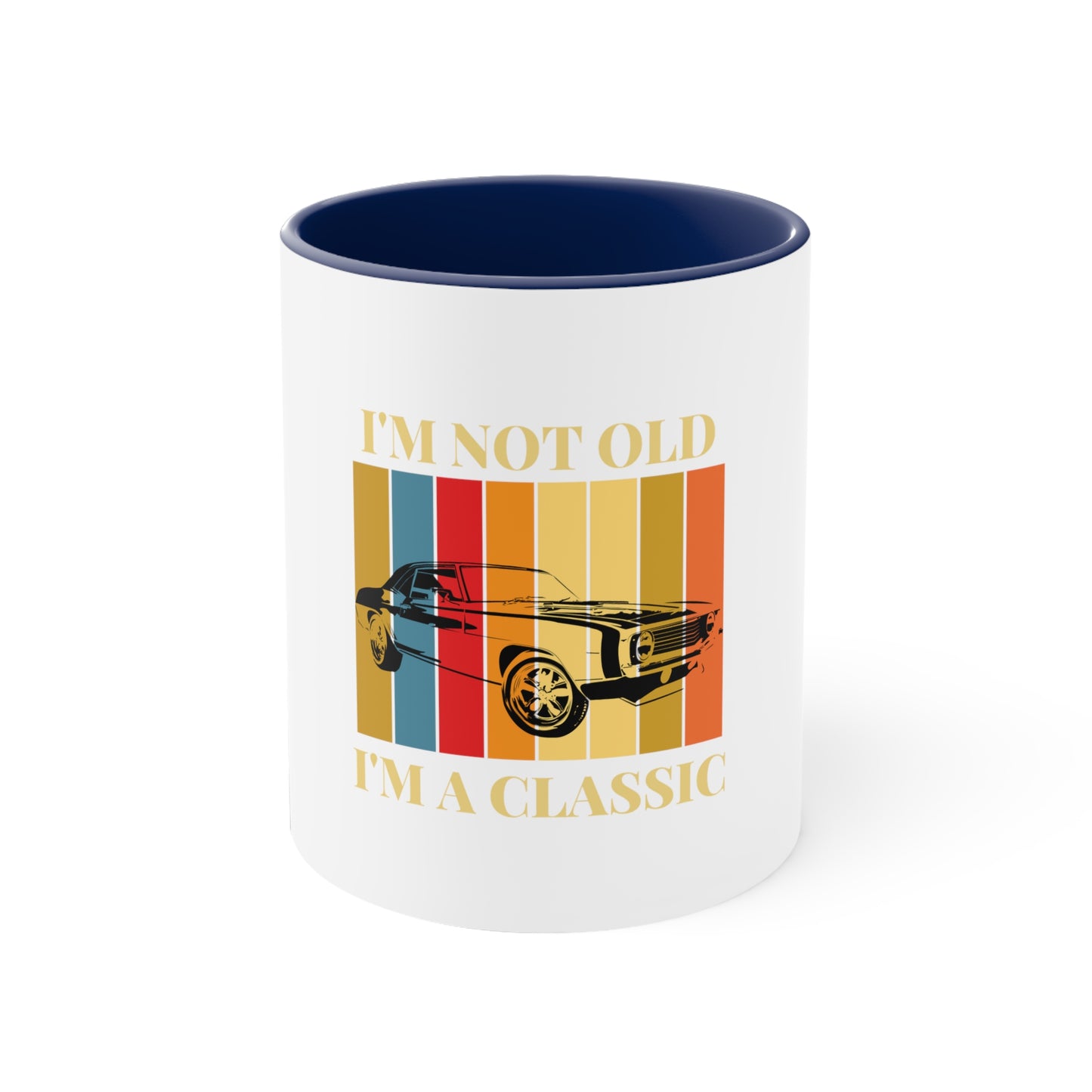 "I'm a classic" Accent Coffee Mug, 11oz