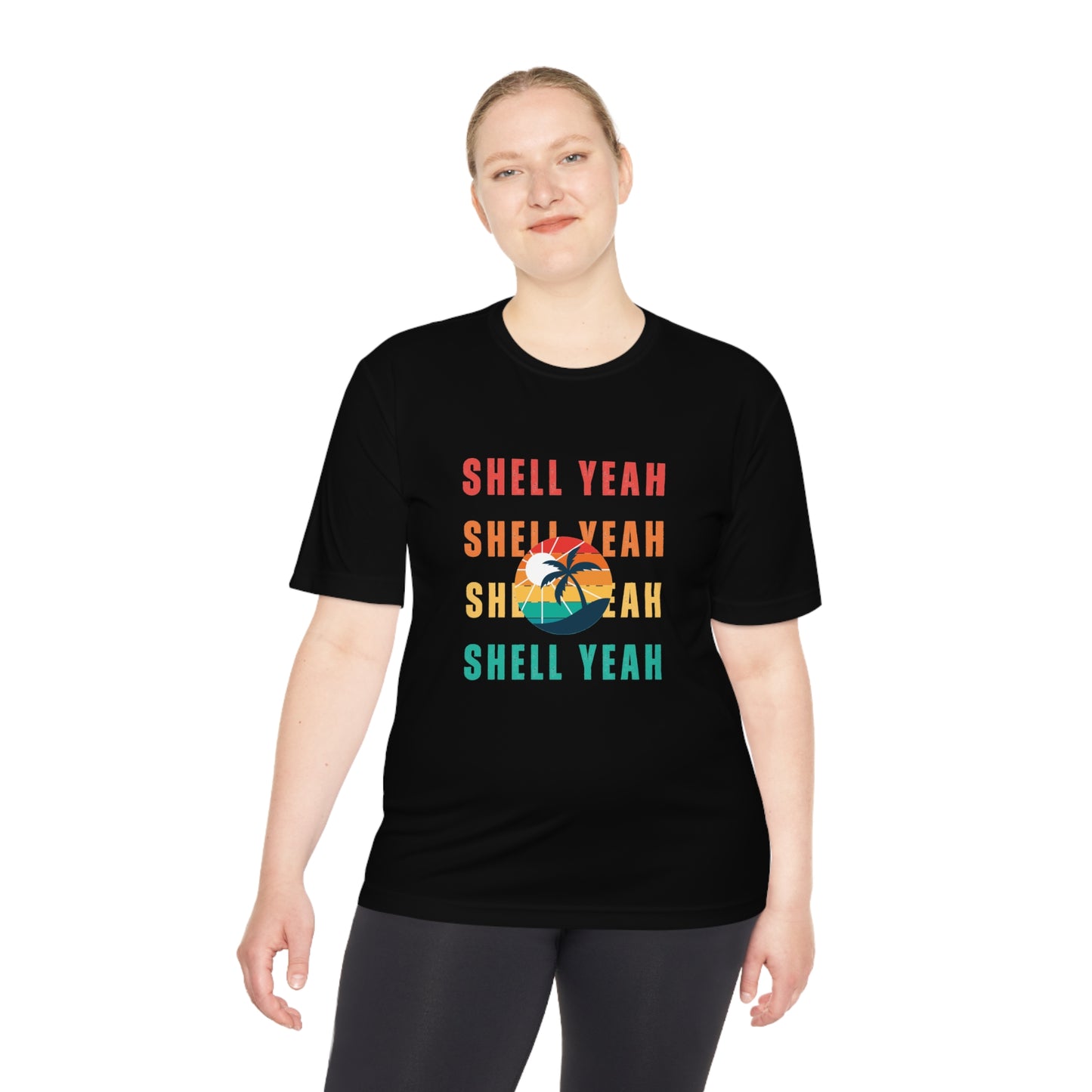 "Shell Yeah" Unisex Moisture Wicking Tee